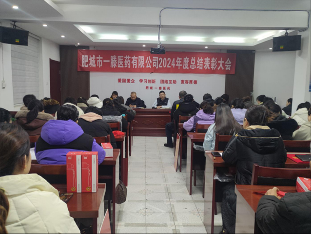 肥城一滕醫(yī)藥公司召開2024年總結(jié)會(huì)